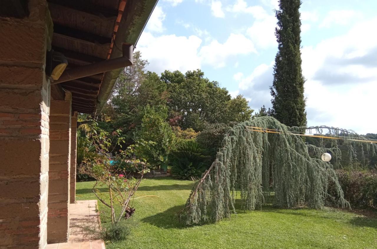 Villa Con Piscina Canale Monterano Ngoại thất bức ảnh